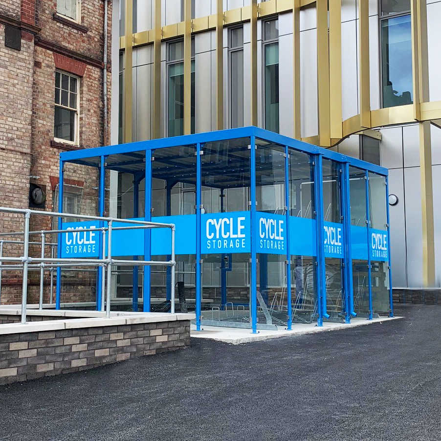 Salford Royal Major Trauma Hospital Cycle Hub